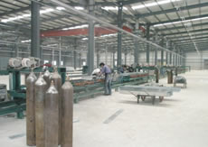 Automatic welding production line