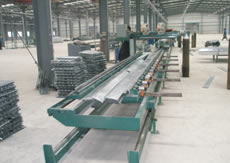 Automatic welding production line